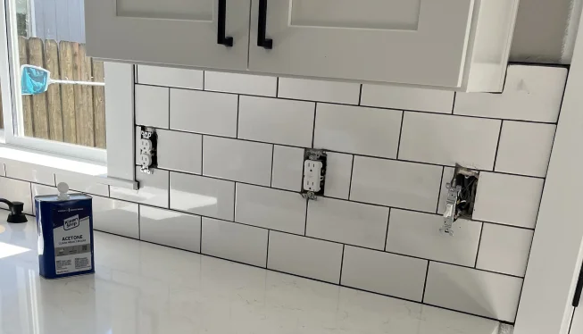 bright light and perfectly tiled