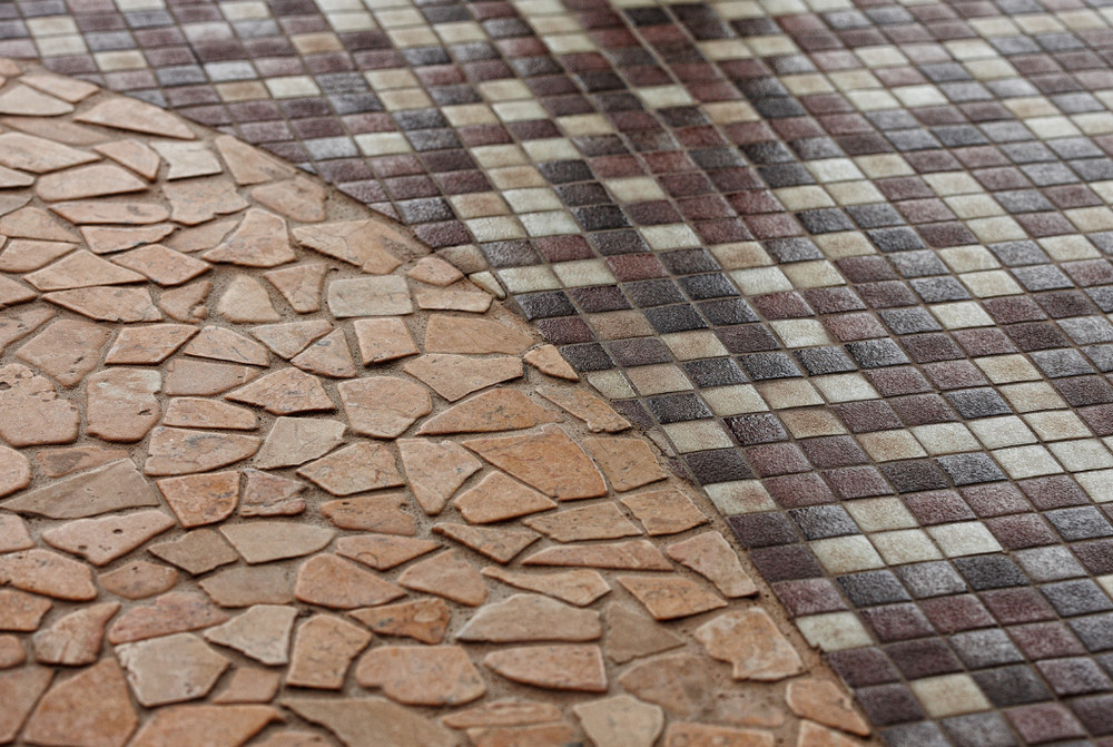 outdoor tile installation