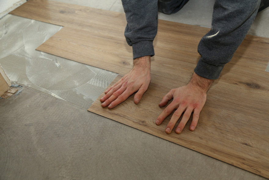 vinyl plank flooring installation